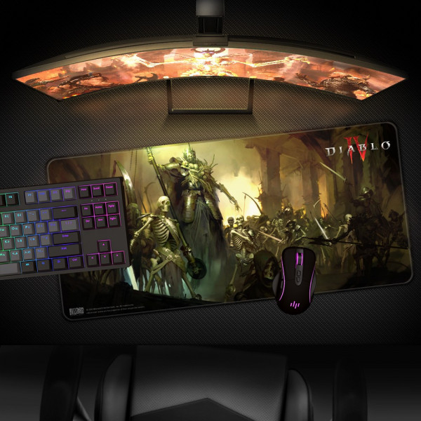 Фото - Килимок для миші ігровий Diablo IV - Skeleton King XL (FBLMPD4SKELET21XL)