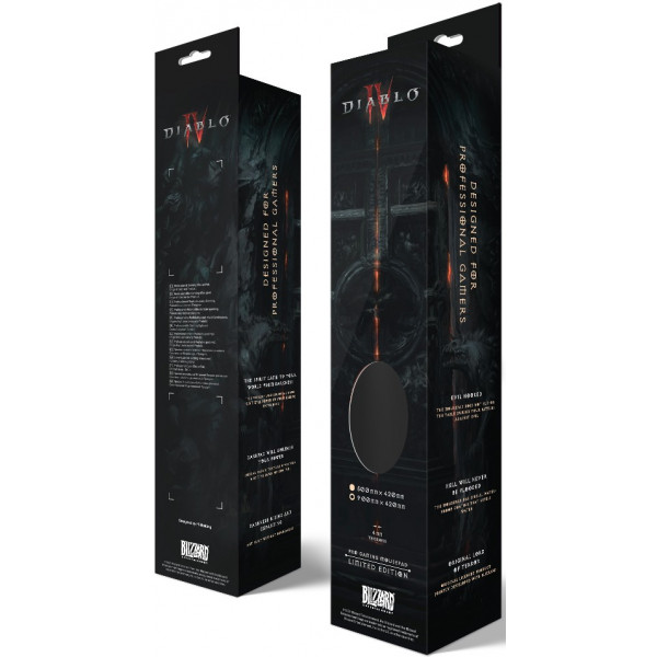 Фото - Килимок для миші ігровий Diablo IV - Skeleton King XL (FBLMPD4SKELET21XL)