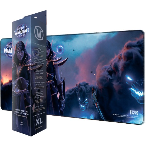 Фото - Килимок для миші ігровий Blizzard WORLD OF WARCRAFT Midnight Xalatath XL (FBLMPWOWMNXTH25XL)