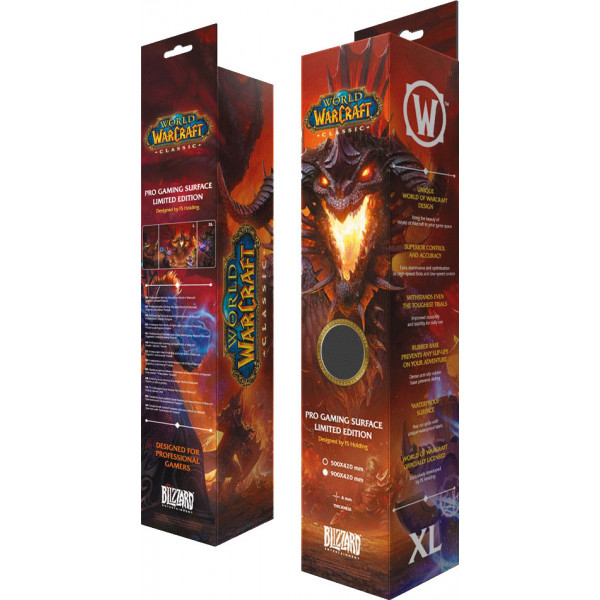 Фото - Килимок для миші ігровий Blizzard World of Warcraft Classic:Onyxia (FBLMPWOWONYXI21XL)