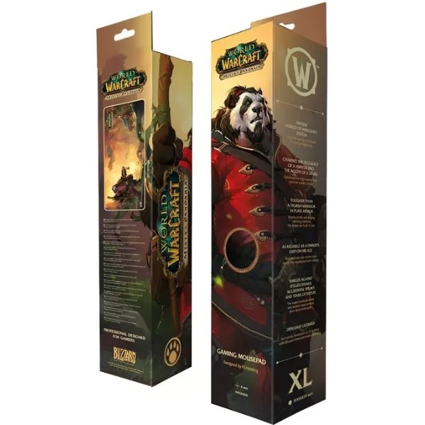 Фото - Коврик для мыши игровой Blizzard WORLD OF WARCRAFT Pandaren With Lanterns XL (FBLMPWOWPANLA25XL)