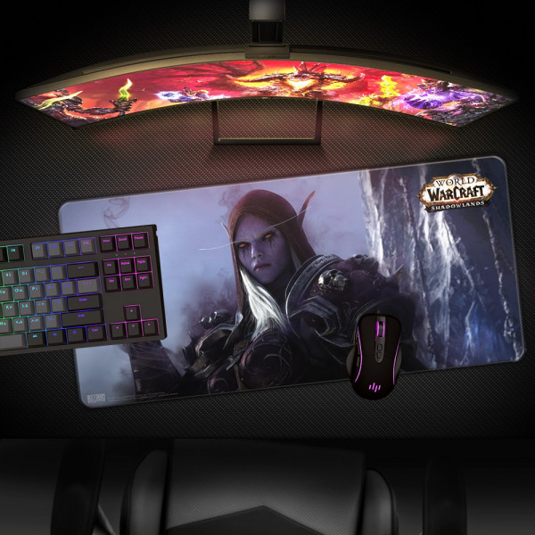 Фото - Килимок для миші ігровий World of Warcraft Shadowlands Sylvanas XL (5292910016218)