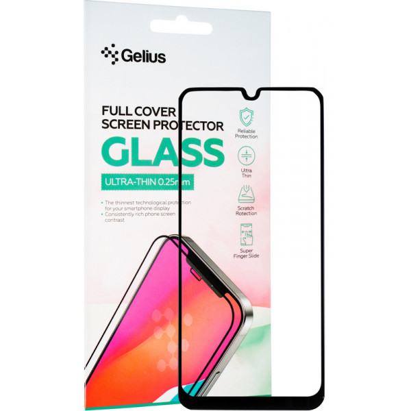 Фото - Захисне скло для смартфону Gelius Full Cover Ultra-Thin 0.25mm for Samsung A225 (A22)/M325 (M32) Black (89792)