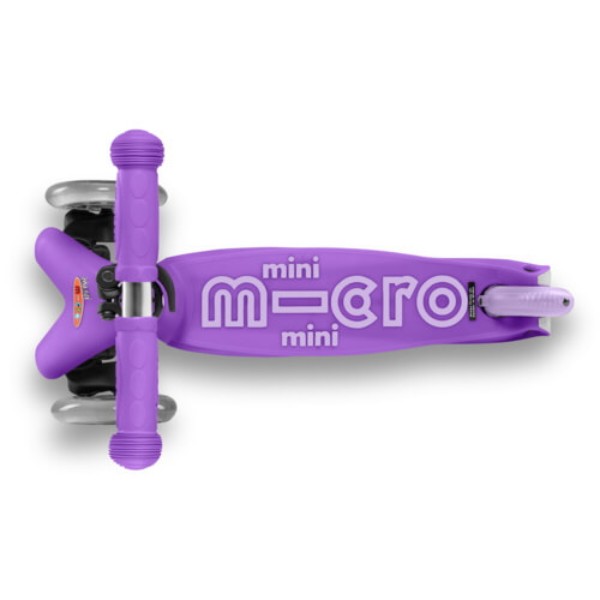 Фото - Трёхколёсный самокат Micro "Mini Deluxe" - ФИОЛЕТОВЫЙ (до 50 кг, трехколесный)