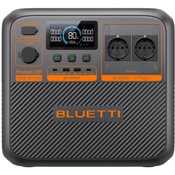 Фото - Зарядна станція універсальна Bluetti PREMIUM 200 V2 (2700W, 2073 Вт/год)