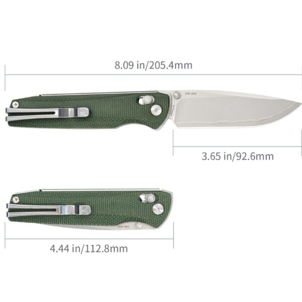 Фото - Нож туристический SRM Terrier 258L-MG2 Green