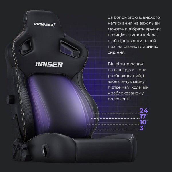 Фото - Крісло для геймерів Anda Seat Kaiser 4 Size XL Dark Gray Linen Fabric (AD12YDDC-XLL-20-GB-CF)