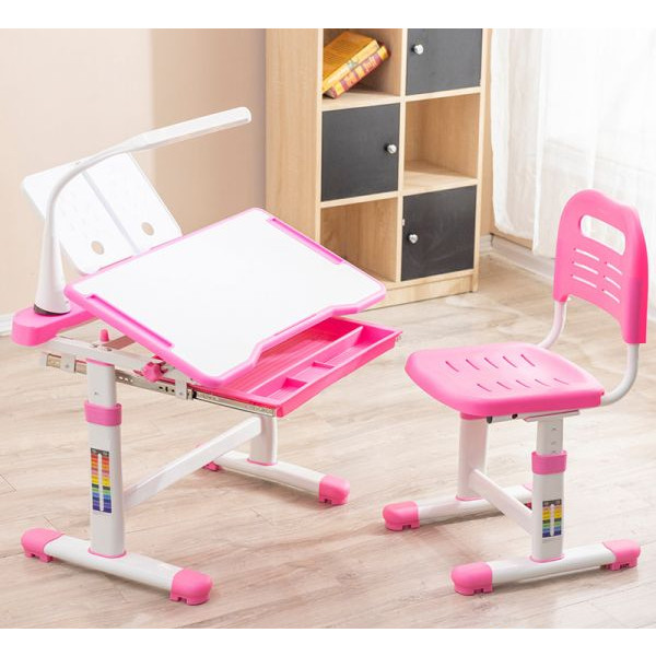 Фото - Комплект меблів шкільний 2 елементи Cubby Vanda Pink