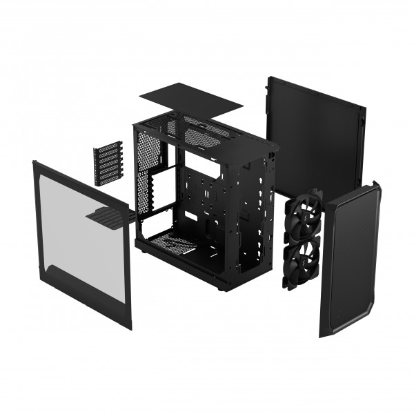 Фото - Корпус Fractal design ATX без БЖ Focus 2 Black TG Clear Tint (FD-C-FOC2A-01)