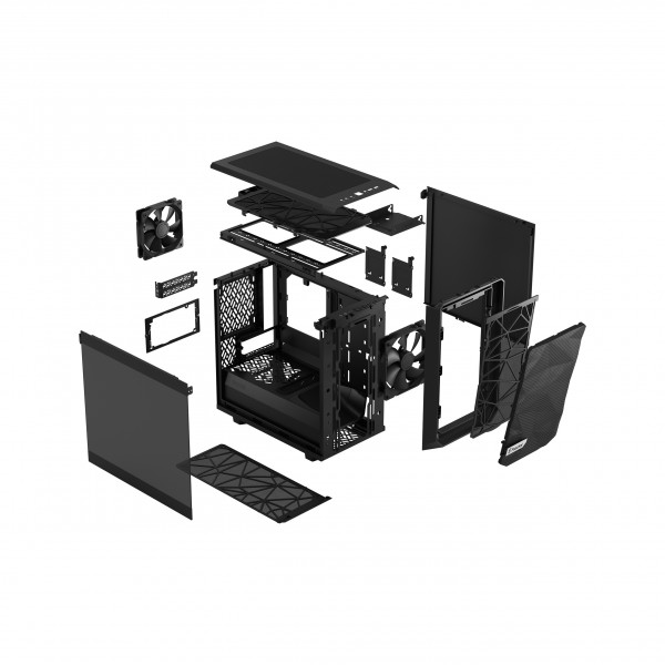 Фото - Корпус Fractal design ATX без БЖ Meshify 2 Nano Blk TG Dark Tint (FD-C-MES2N-01)
