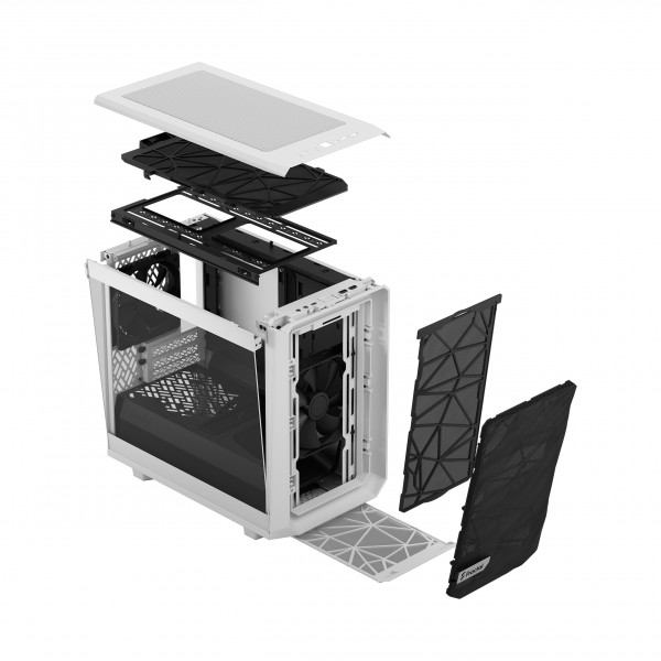 Фото - Корпус Fractal design ATX без БЖ Meshify 2 Nano Wh TG Clear Tint (FD-C-MES2N-02)