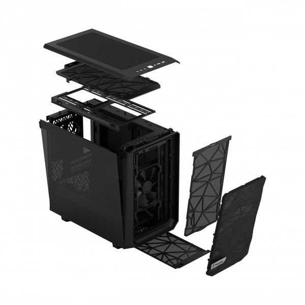 Фото - Корпус Fractal design ATX без БЖ Meshify 2 Nano Blk TG Dark Tint (FD-C-MES2N-01)