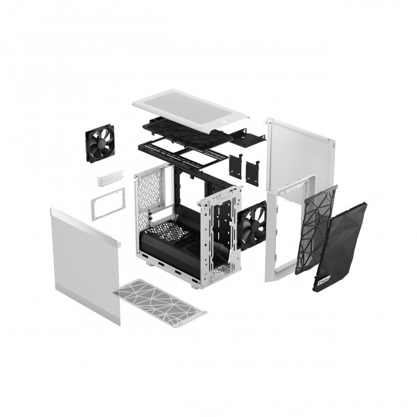 Фото - Корпус Fractal design ATX без БЖ Meshify 2 Nano Wh TG Clear Tint (FD-C-MES2N-02)