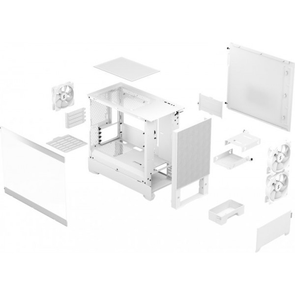 Фото - Корпус Fractal design ATX без БЖ Pop Mini Air RGB White TG (FD-C-POR1M-01)