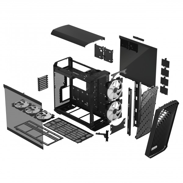 Фото - Корпус Fractal design  ATX без БЖ Torrent RGB Black TG Light Tint (FD-C-TOR1A-04)