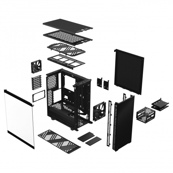 Фото - Корпус Fractal design ATX без БЖ Define 7 Compact Black TG Light Tint (FD-C-DEF7C-03)