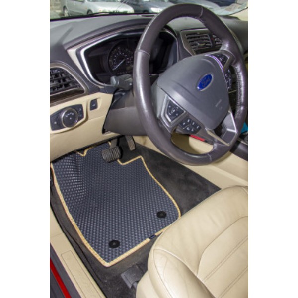 Фото - Килимки з екошкіри в салон авто EVAtech ECO для Fusion Restyling Ford 2017 2 покоління Sedan USA FD1451CE5FC2BBB