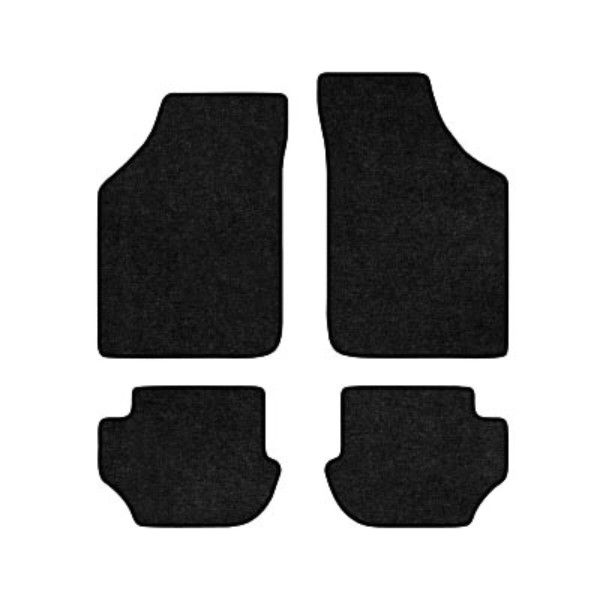 Фото - Килимки ворсові в салон авто EVAtech Standard для Ford Ka (RBT) 1996-2008 1 покоління Htb EU чорний кант FD22602PG4VEB
