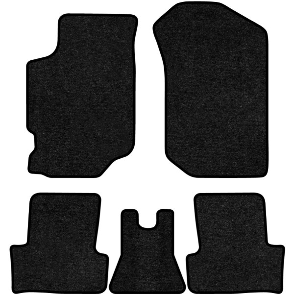 Фото - Коврики ворсовые в салон авто EVAtech Standard для Ford Escort (VII) 1995-2000 6 поколение Combi EU черный кант FD22635CB5VEB