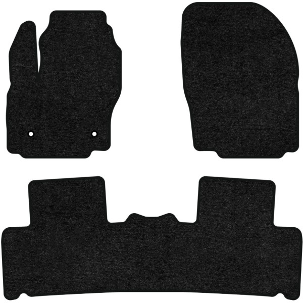 Фото - Килимки ворсові в салон авто EVAtech Standard для Ford S-Max AT 2006-2014 1 покоління Minivan EU чорний кант FD31756Z3FC2VEB