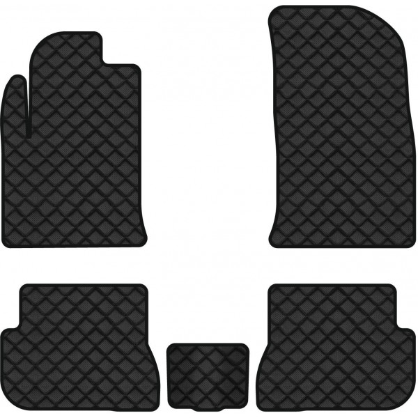 Фото - Килимки з екошкіри в салон авто EVAtech ECO для Fiesta (Mark 6) 5-doors Ford 2002-2009 5 покоління Htb EU FD3335C5BBB