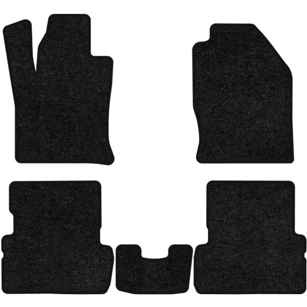 Фото - Килимки ворсові в салон авто EVAtech Standard для Ford Focus (C170) 1998-2001 1 покоління Sedan EU чорний кант FD33515CV5VEB