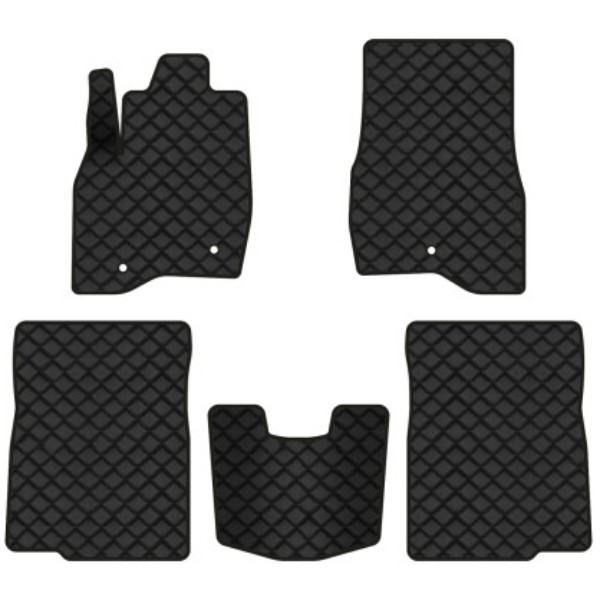 Фото - Килимки з екошкіри в салон авто EVAtech ECO для Explorer Restyling 7 seats (2+3+2) Ford 2016-2019 5 покоління SUV USA FD357C5AV3BBB