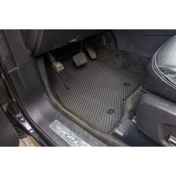 Фото - EVA коврики в салон авто передние EVAtech для Explorer Restyling 6 seats (2+2+2) Ford 2016-2019 5 поколение SUV USA FD43565A2AV3RGB