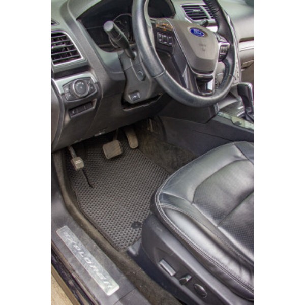 Фото - EVA коврики в салон авто передние EVAtech для Explorer Restyling 6 seats (2+2+2) Ford 2016-2019 5 поколение SUV USA FD43565A2AV3RGB