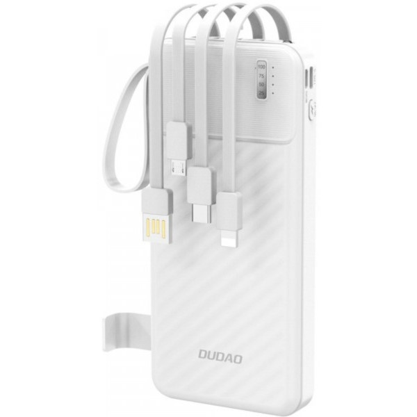 Фото - Батарея мобільна Dudao 10000mAh K11 10W White (6977196681860) Фото - Батарея мобільна Dudao 10000mAh K11 10W White (6977196681860)