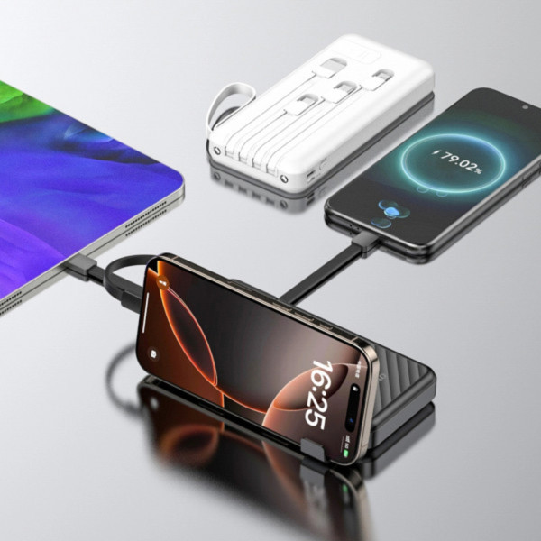 Фото - Батарея мобільна Dudao 10000mAh K11 10W White (6977196681860)