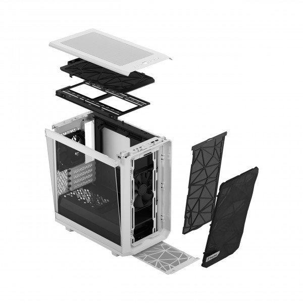 Фото - Корпус Fractal design ATX без БЖ Meshify 2 Mini Wh TG Clear Tint (FD-C-MES2M-02)