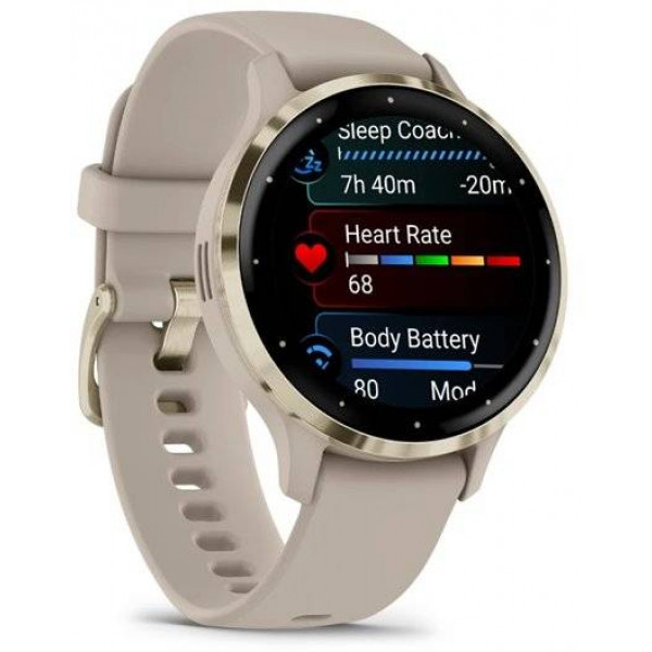 Фото - Смарт-часы Garmin Venu 3S French Gray + Soft Gold (010-02785-02)