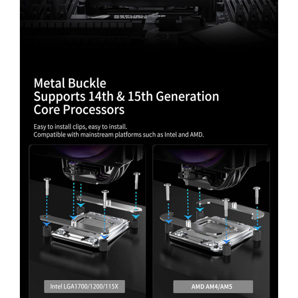 Фото - Процесорний кулер Gamemax Gamma 90 Digital BK