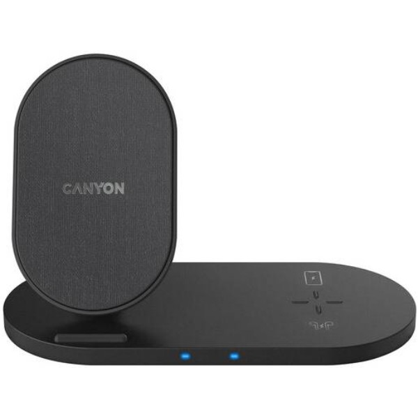 Фото - Беспроводное зарядное устройство Canyon WS-202 2in1 (CNS-WCS202B)
