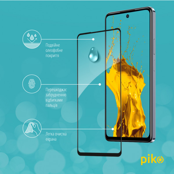 Фото - Захисне скло для смартфону Piko Full Glue for Infinix Hot 40 Black (1283126589201)