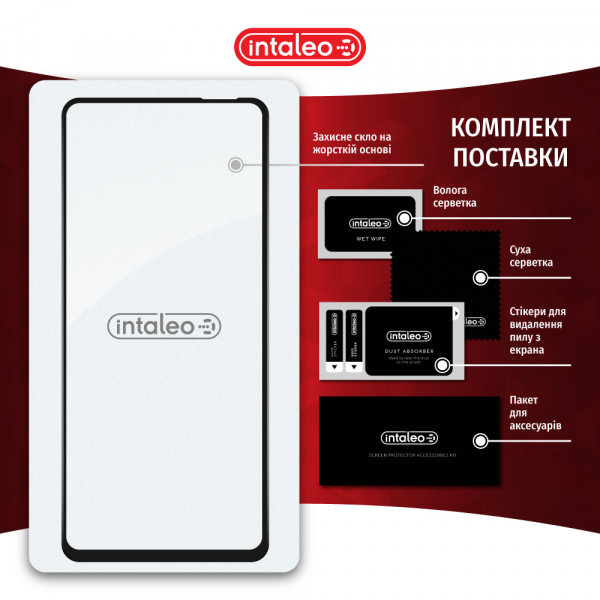Фото - Захисне скло для смартфону Intaleo Full Glue for Infinix Smart 8 Black (1283126589621)