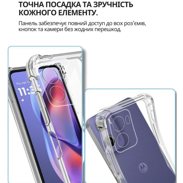 Фото - Чехол для смартфона BeCover Anti-Shock for Motorola Moto G06 / G06 Power 4G Clear (714699)