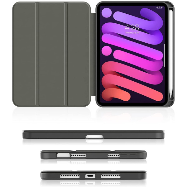 Фото - Чохол для планшету BeCover Direct Charge Pen з кріпленням Apple Pencil for Apple iPad Mini 7 2024 Black (712457)