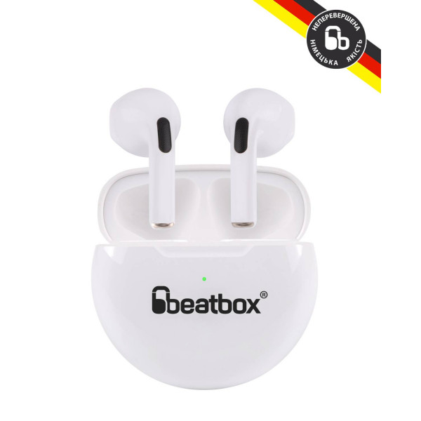 Фото - Навушники вкладиші бездротові TWS BeatBox PODS PRO 6 white (bbppro6w)