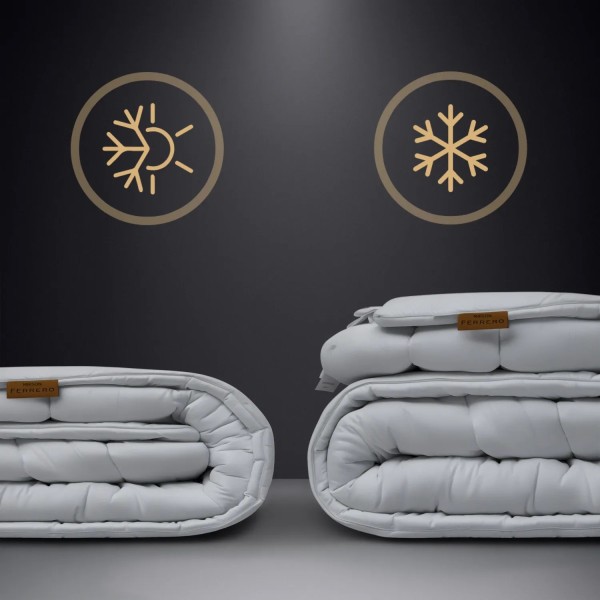 Фото - Ковдра дитяча зима MirSon 110х140 см Шовкове Silk Kapok №1511 Ferrero White (2200011169736)