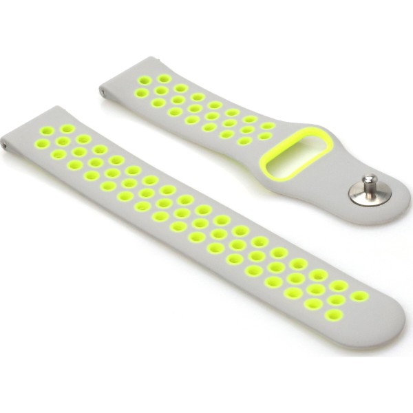 Фото - Ремешок для смарт-часов BeCover Nike Style for Nokia/Withings Steel/Steel HR Grey-Green (705771)