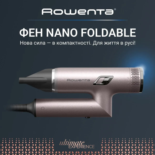 Фото - Фен Rowenta HY8530E0 NANO FOLDABLE