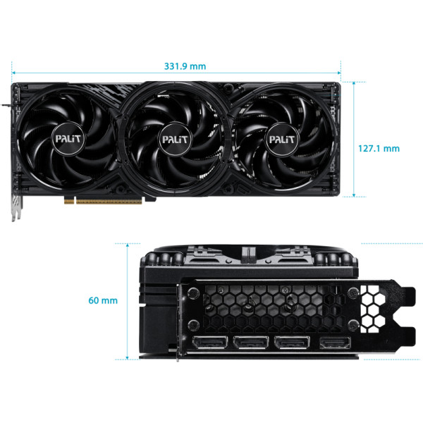 Фото - Видеокарта Palit NVIDIA RTX5080 GAMINGPRO 16GB GDDR7 (NE75080019T2-GB2031A)