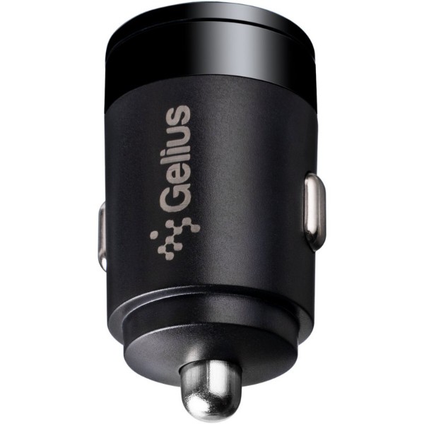 Фото - Автомобільний зарядний пристрій Gelius Pro Inch Twix GP-CC010 USB+Type-C QC/PD Black (92308)