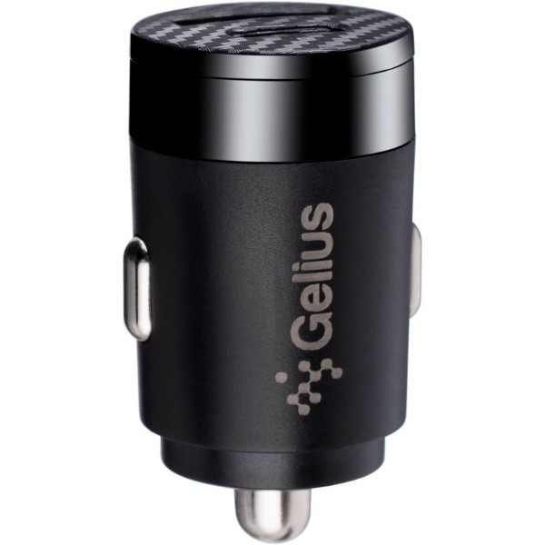 Фото - Автомобільний зарядний пристрій Gelius Pro Inch Twix GP-CC010 USB+Type-C QC/PD Black (92308)