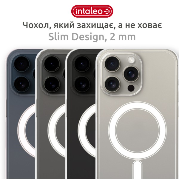 Фото - Чехол для смартфона Intaleo CLEAR for Apple iPhone 15 Pro Max с MagSafe (1283126577611)