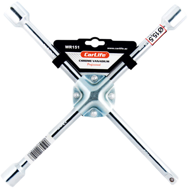 Фото - Ключ балонный CarLife 1/2" 21 мм (WR151)