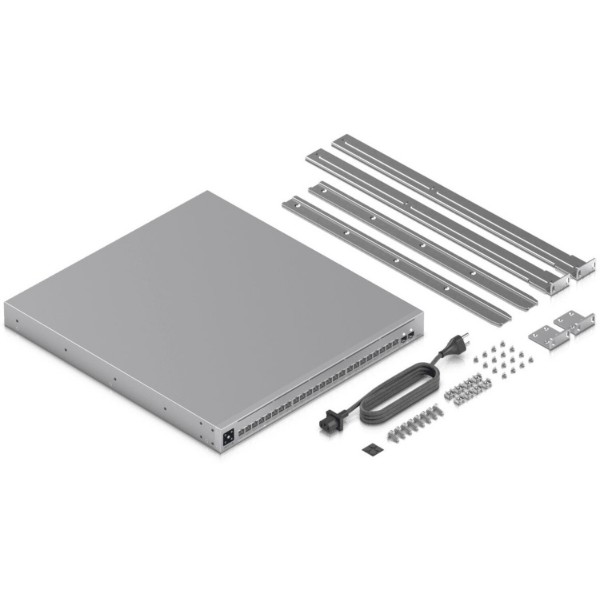 Фото - Коммутатор локальної мережі (Switch) Ubiquiti USW-PRO-XG-24-POE