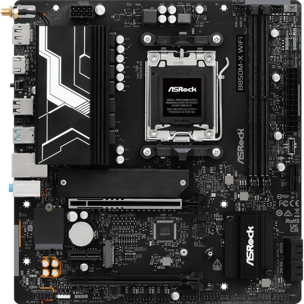 Фото - Материнська плата ASRock sAM5 AMD B850 (B850M-X WIFI R2.0)